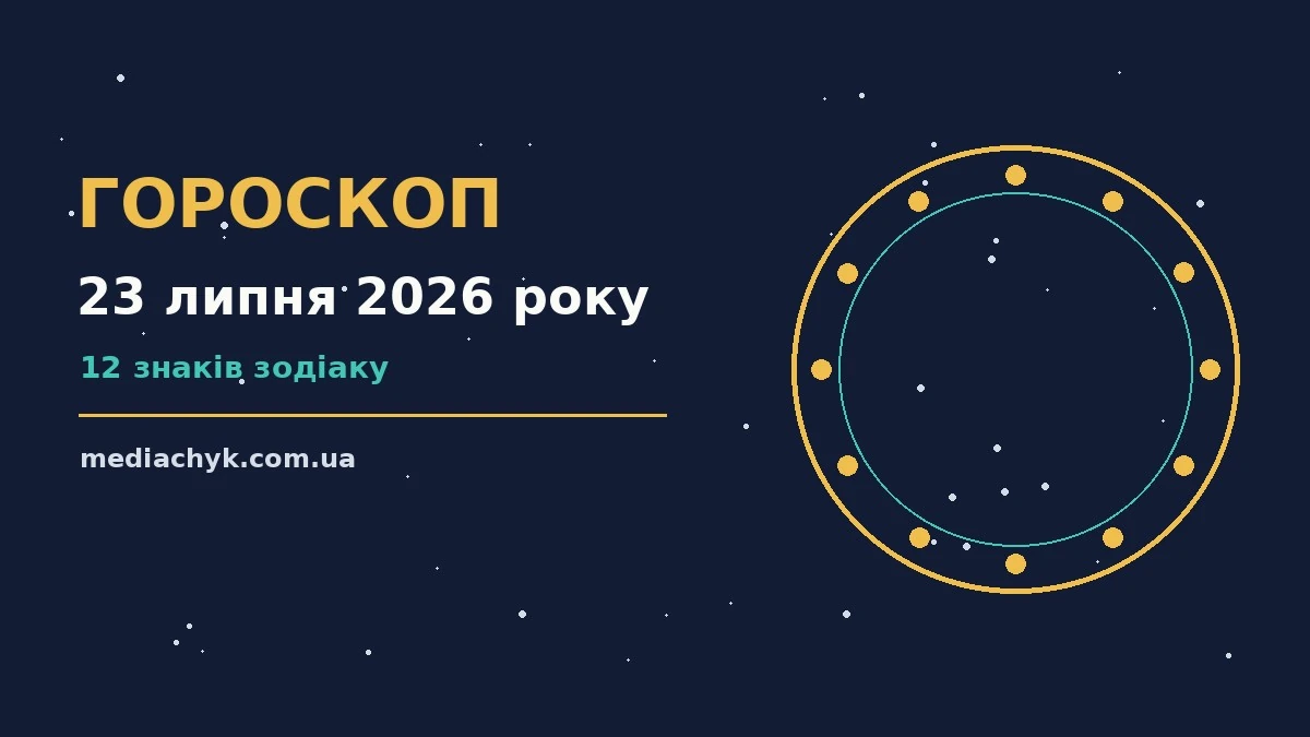 Гороскоп на 23 липня 2026 року: детальний прогноз дня про події, зустрічі та вибір