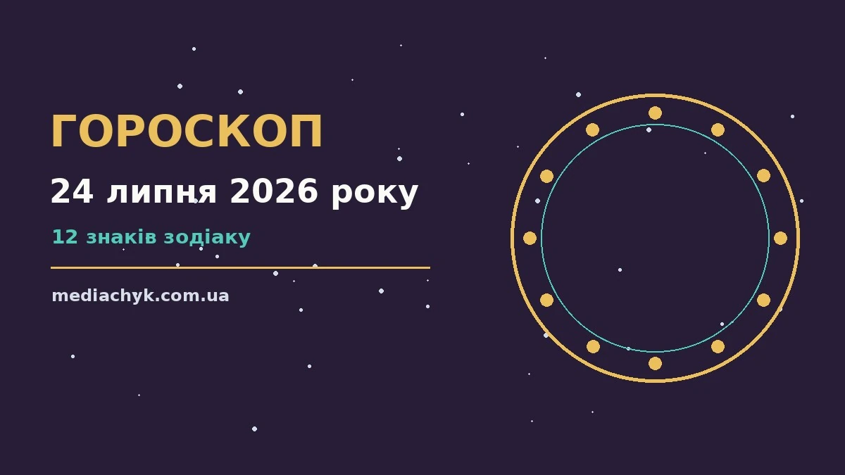 Гороскоп на 24 липня 2026 року: детальний прогноз дня про події, зустрічі та вибір