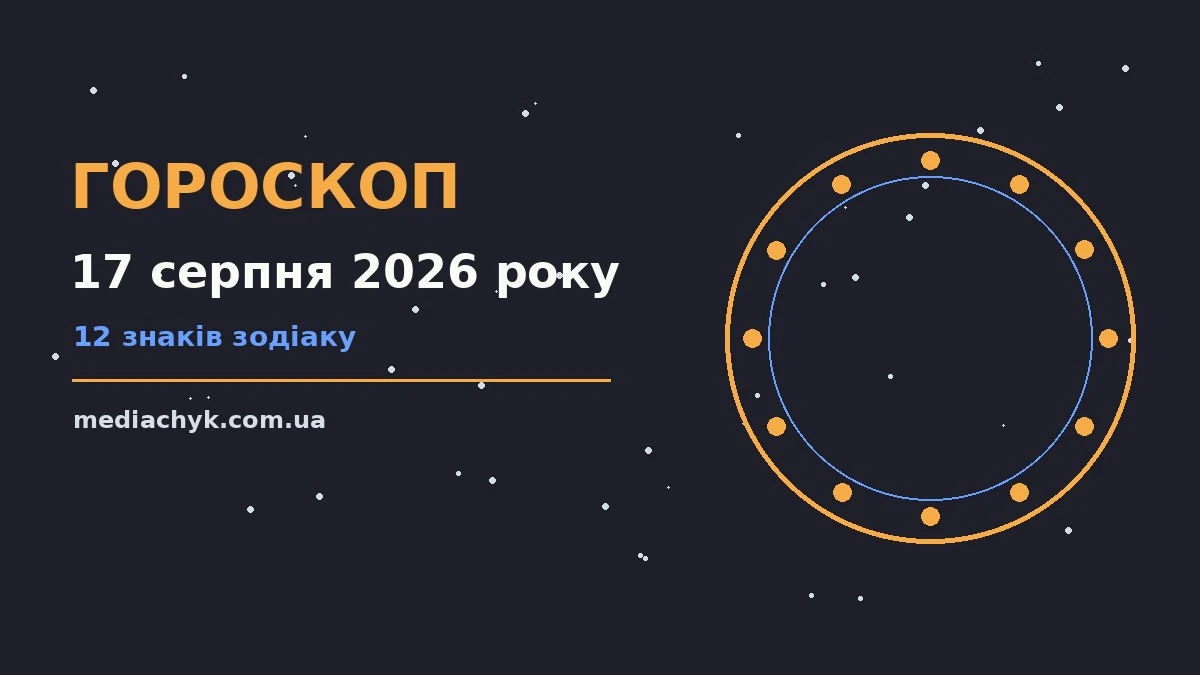 Гороскоп на 17 серпня 2026 року: детальний прогноз дня про події, зустрічі та вибір