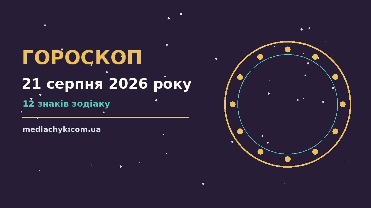 Гороскоп на 21 серпня 2026 року: детальний прогноз дня про події, зустрічі та вибір