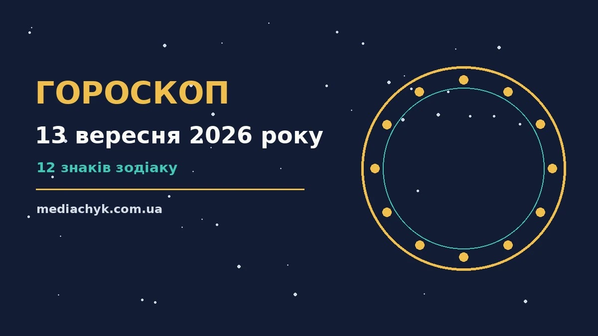 Гороскоп на 13 вересня 2026 року: детальний прогноз дня про події, зустрічі та вибір