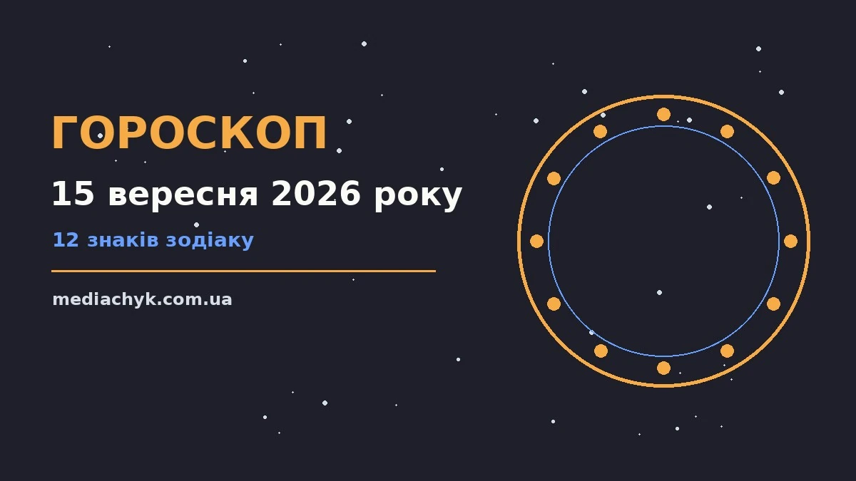 Гороскоп на 15 вересня 2026 року: детальний прогноз дня про події, зустрічі та вибір