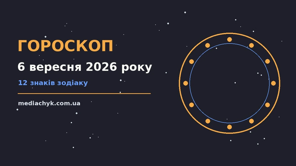 Гороскоп на 6 вересня 2026 року: детальний прогноз дня про події, зустрічі та вибір