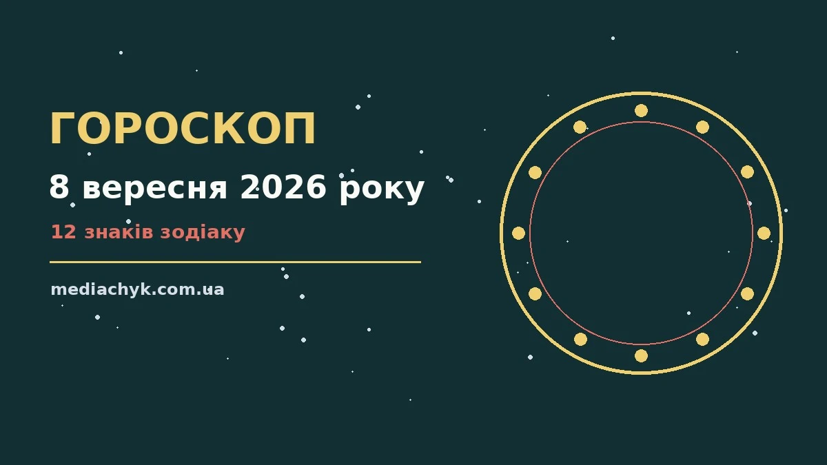 Гороскоп на 8 вересня 2026 року: детальний прогноз дня про події, зустрічі та вибір