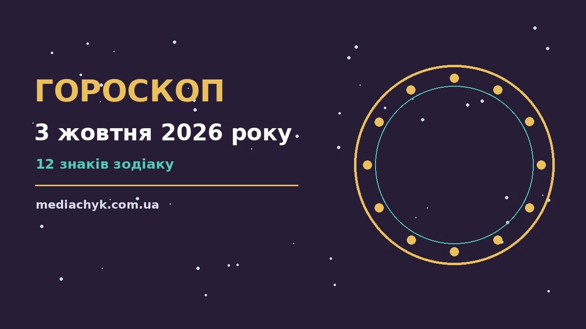 Гороскоп на 3 жовтня 2026 року: детальний прогноз дня про події, зустрічі та вибір