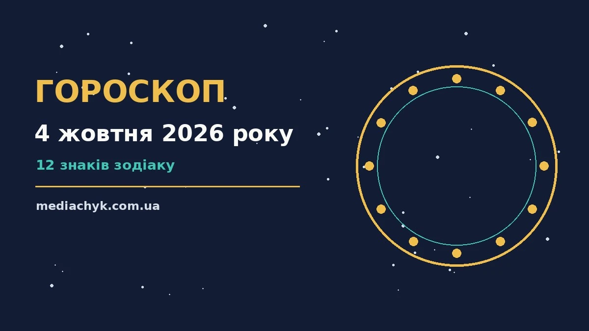 Гороскоп на 4 жовтня 2026 року: детальний прогноз дня про події, зустрічі та вибір